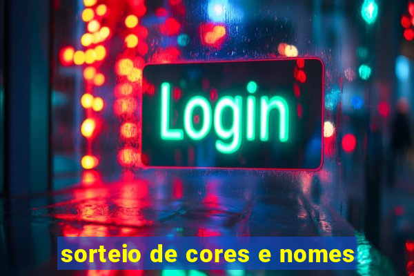 sorteio de cores e nomes